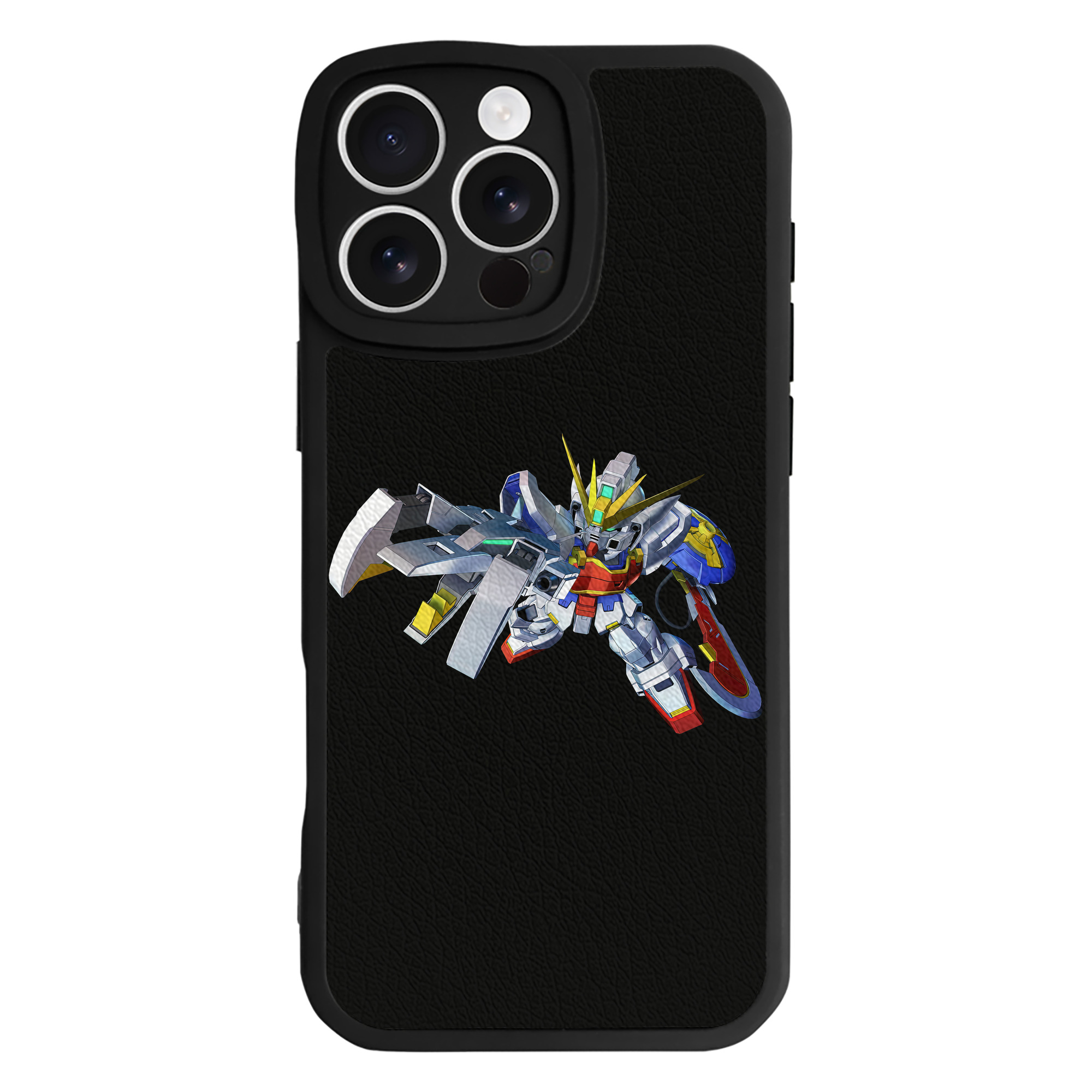 （画像用） 機動戦士ガンダム Mobile Suit Gundam 【iPhone 16シリーズ対応】シリコンスマホケース（レザー調） 材質：シリコン